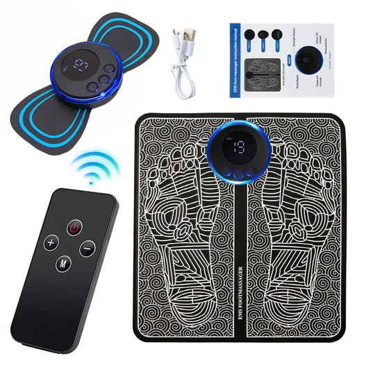 Electric EMS Foot Massager Pad 